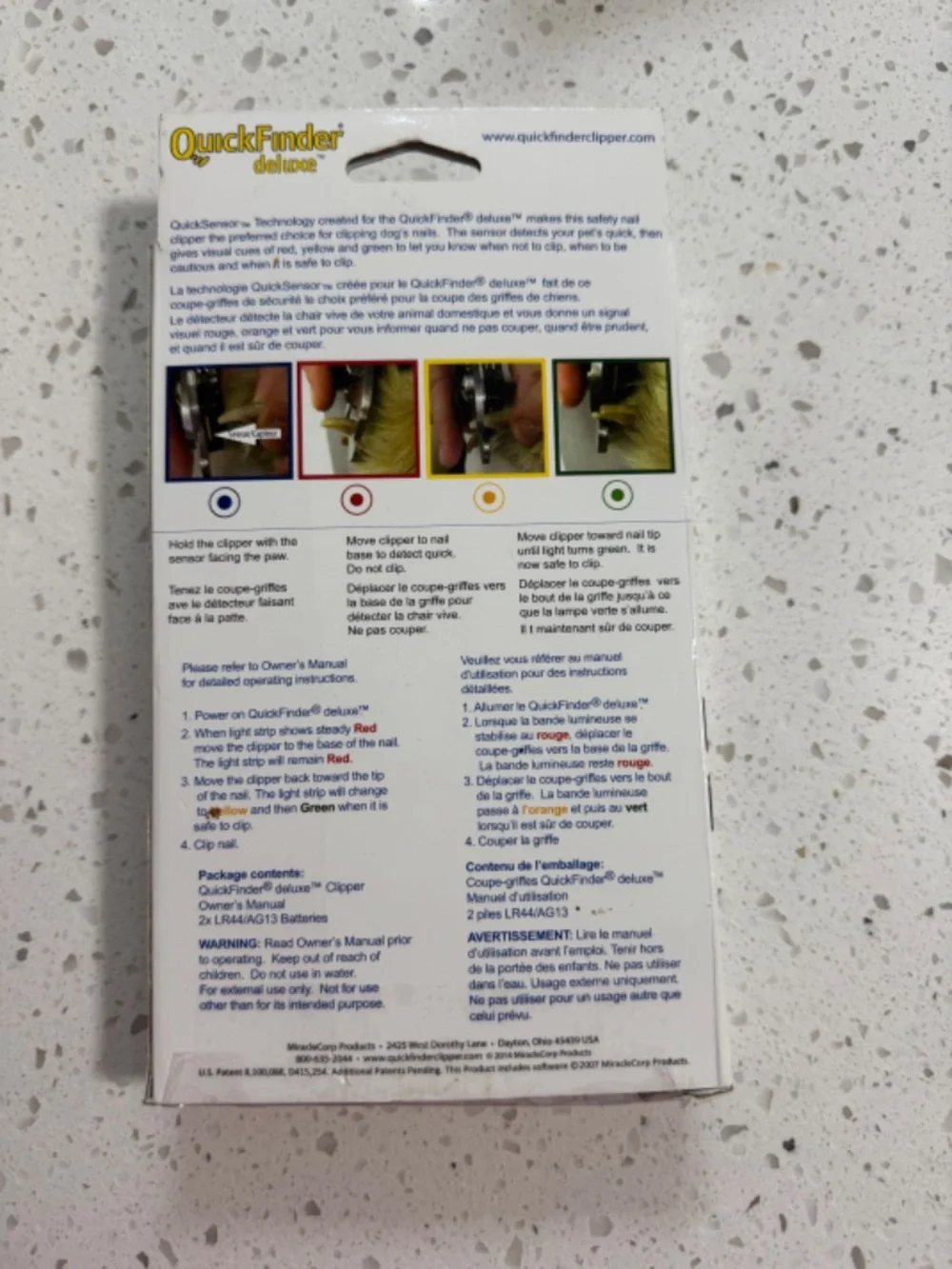 NIP Quickfinder Deluxe Nail Clippers for Pets